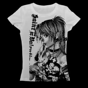 Graphic White Adult Streetwear Y2K T-Shirt